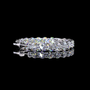 11.8 Cts Silver Round Shape Hoops Earring - Image 4