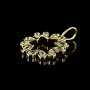 1.29 Cts 14k Yellow Gold Pear Shape Pendant Pendant - Image 2
