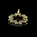 1.29 Cts 14k Yellow Gold Pear Shape Pendant Pendant - Image 3