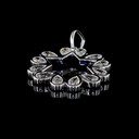 1.31 Cts 14k White Gold Pear Shape Pendant Pendant - Video