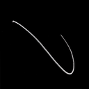 4.6 Cts 14k White Gold Round Shape Tennis Necklace - Image 3