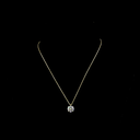 3.04 Cts 14k Yellow Gold Round Shape Solitaire Pendant - Video