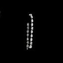 14.36 Cts 14k White Gold Mix Shape Station Bracelet - Image 3