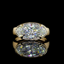 3.12 Cts 14k Yellow Gold Oval Shape Solitaire Ring - Video