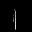7.33 Cts 14k White Gold Emerald Shape Tennis Bracelet - Image 3