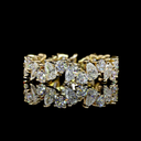2.38 Cts 14k Yellow Gold Mix Shape Eternity Band Eternity Band - Video