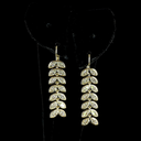 3.33 Cts 14k Yellow Gold Marquise Shape Hanging Earring - Image 3