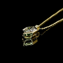 2.54 Cts 14k Yellow Gold Antique Marquise Shape Pendant Pendant - Image 4