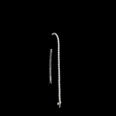 3.08 Cts 14k White Gold Oval Shape Tennis Bracelet - Image 3