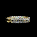 2.17 Cts 14k Yellow Gold Round Shape Hoops Earring - Image 2