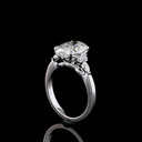 3.26 Cts 14k White Gold Mix Shape Special Ring - Image 2