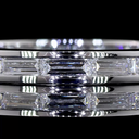 1.19 Cts 14k White Gold Baguette Shape Eternity Band Eternity Band - Image 3