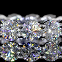 2.73 Cts 14k White Gold Round Shape Eternity Band Eternity Band - Image 3