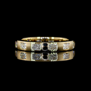 1.12 Cts 14k Yellow Gold Radiant Shape Eternity Band Eternity Band - Video