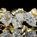 3.2 Cts 14k Yellow Gold Mix Shape Eternity Band Eternity Band - Image 3