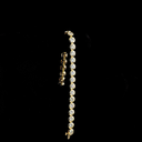 14.72 Cts 14k Yellow Gold Round Shape Tennis Bracelet - Image 3