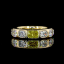 3.75 Cts 14k Yellow Gold Mix Shape Eternity Band Eternity Band - Video