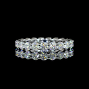 1.56 Cts Platinum Round Shape Eternity Band Eternity Band - Video