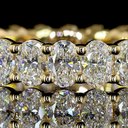 2.52 Cts 18k Yellow Gold Oval Shape Eternity Band Eternity Band - Image 3