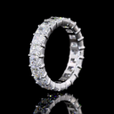 5.12 Cts 14k White Gold Radiant Shape Eternity Band Eternity Band - Image 4