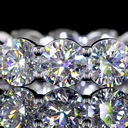 3.9 Cts 14k White Gold Round Shape Eternity Band Eternity Band - Image 3