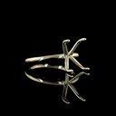 0 Cts 18k White Gold Shape Solitaire Ring - Image 2