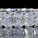 3.37 Cts 14k White Gold Radiant Shape Eternity Band Eternity Band - Image 3
