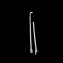 2.98 Cts 14k White Gold Round Shape Tennis Bracelet - Image 3