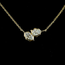 0.41 Cts 14k Yellow Gold Mix Shape Pendant Pendant - Image 3