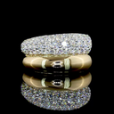 1.09 Cts 14k Two Tone Round Shape Special Eternity Band - Video
