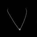 1.51 Cts 14k Yellow Gold Round Shape Solitaire Pendant - Video