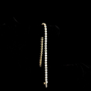 7.7 Cts 14k Yellow Gold Round Shape Tennis Bracelet - Image 3