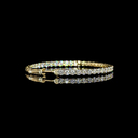 2.8 Cts 14k Yellow Gold Round Shape Hoops Earring - Image 2