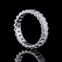 2.57 Cts Platinum Radiant Shape Eternity Band Eternity Band - Image 2