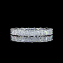 2.59 Cts 18k White Gold Radiant Shape Eternity Band Eternity Band - Video