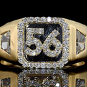 0.51 Cts 14k Yellow Gold Mix Shape Special Ring - Image 3
