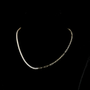 5.04 Cts 14k Yellow Gold Round Shape Tennis Necklace - Video