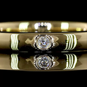 0.14 Cts 14k Yellow Gold Round Shape Eternity Band Eternity Band - Image 3
