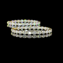 7.84 Cts 14k Yellow Gold Oval Shape Hoops Earring - Image 4