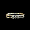 13.18 Cts 14k Yellow Gold Oval Shape Hoops Earring - Image 2