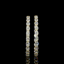 13.18 Cts 14k Yellow Gold Oval Shape Hoops Earring - Video