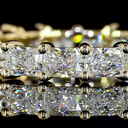 2.12 Cts 14k Yellow Gold Radiant Shape Eternity Band Eternity Band - Image 3