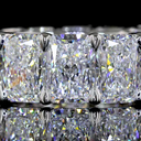 14.1 Cts Platinum Radiant Shape Eternity Band Eternity Band - Image 3