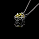 1.8 Cts 14k White Gold Mix Shape Pendant Pendant - Image 2