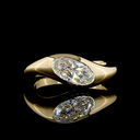 1.04 Cts 14k Yellow Gold Shape Solitaire Ring - Video