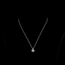 2.15 Cts 14k White Gold Round Shape Pendant Pendant - Video