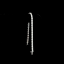 11.24 Cts 14k White Gold Radiant Shape Tennis Bracelet - Image 3