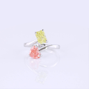 2.38 Cts 14k White Gold Mix Shape Special Ring - Video