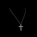5.47 Cts 14k White Gold Round Shape Symbol Pendant - Video