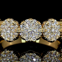 0.79 Cts 18k Yellow Gold Round Shape Special Ring - Image 3